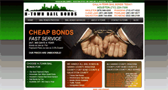 Desktop Screenshot of htownbailbonds.com